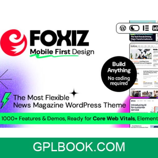 Foxiz WordPress Newspaper News and Magazine 2.6.1 Foxiz GPL Theme